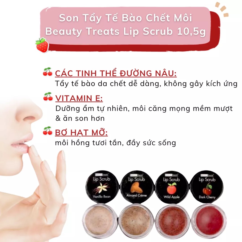 Tẩy Tế Bào Da Chết Môi Beauty Treats Lip Scrub 10.5g