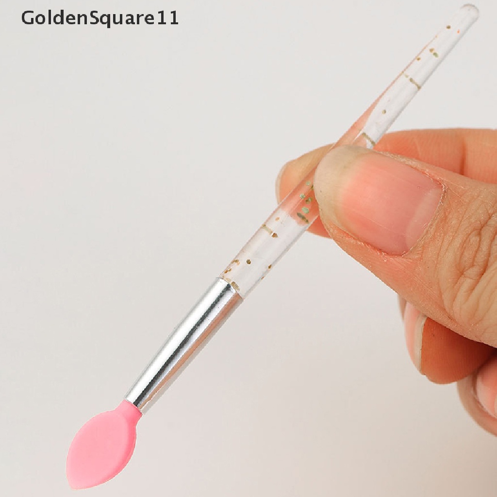 Set 10 Cọ Trang Điểm Mắt Môi Đầu Silicon Mềm Goldsquare11