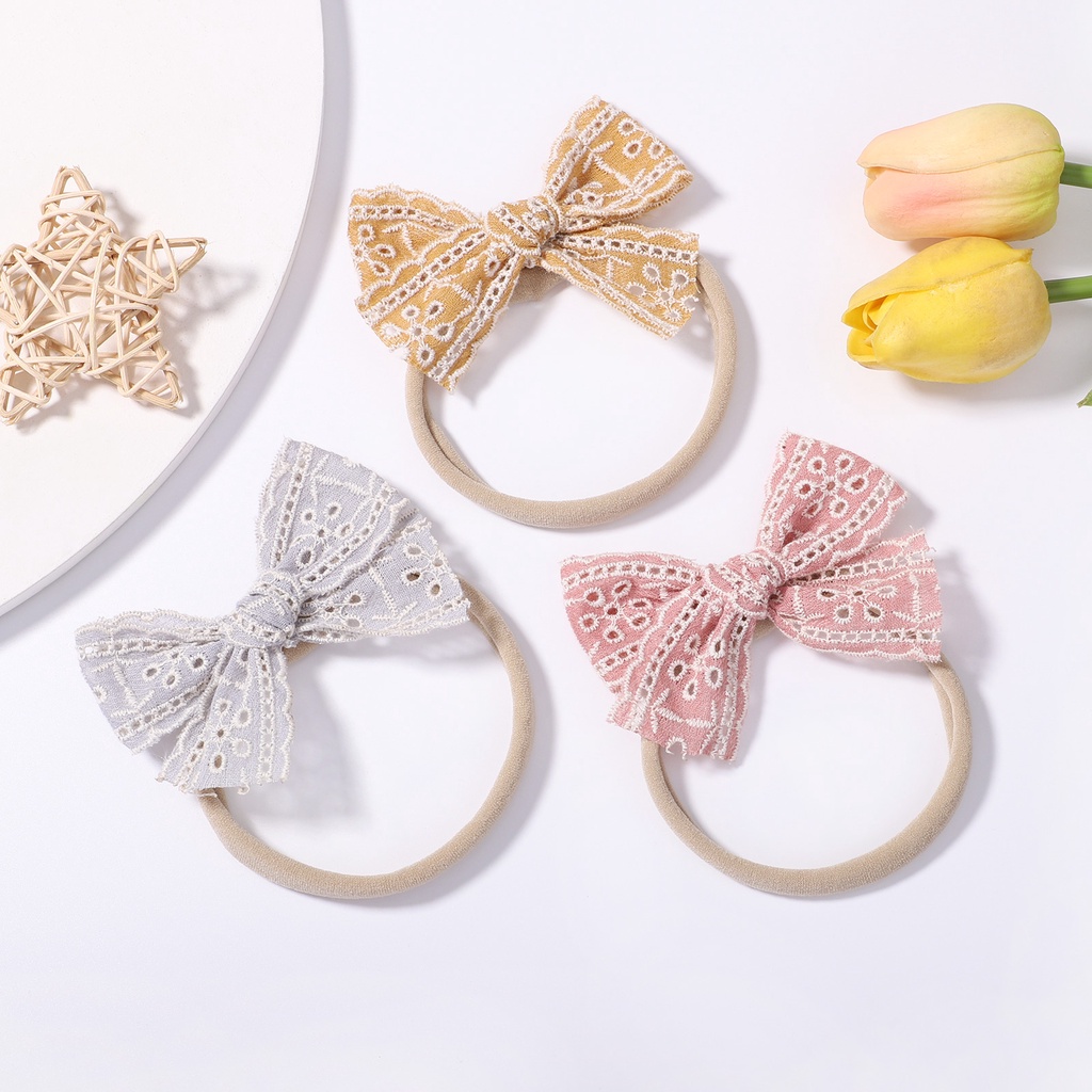 Dây thun cột tóc KIDSBOWS gắn nơ đáng yêu cho bé gái