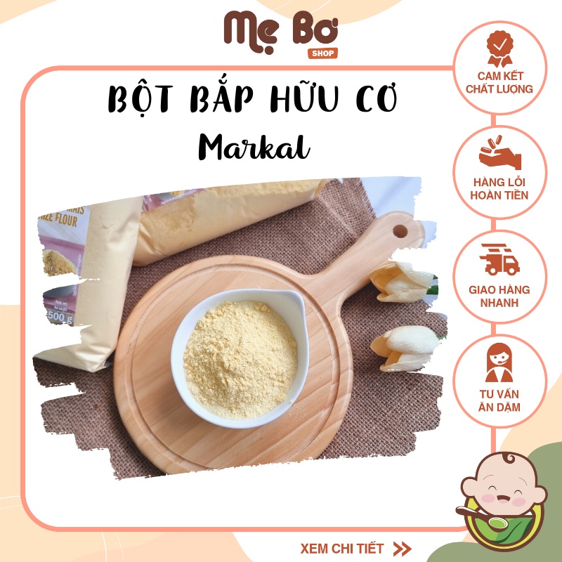 Bột bắp hữu cơ Markal
