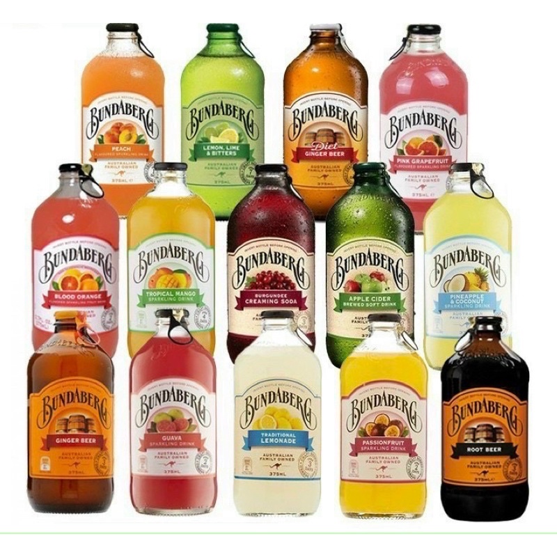 Nước ngọt có gas Bundaberg Úc 375ml
