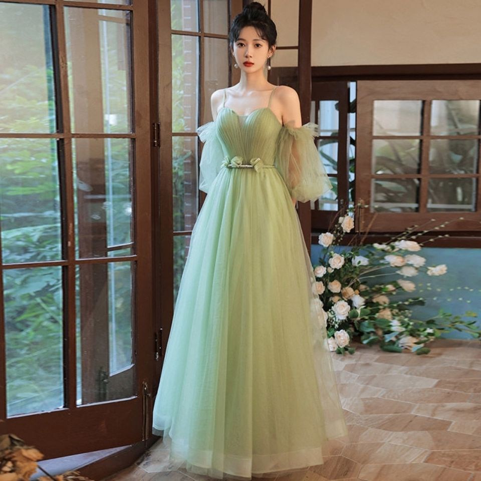 Đầm Dạ Hội Phong Cách Mori Cao Cấp Sang Trọng Thời Trang Mùa Đông Cho Nữ