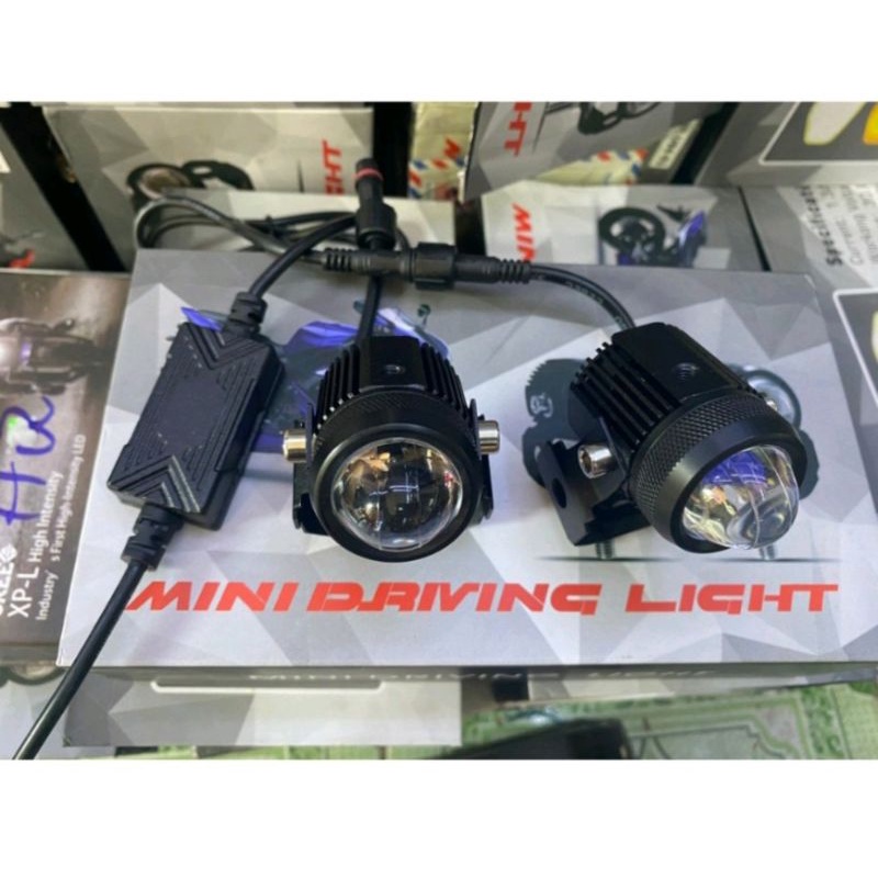 Đèn trợ sáng MINI Cos vàng, Pha trắng [ LOẠI 1 ]