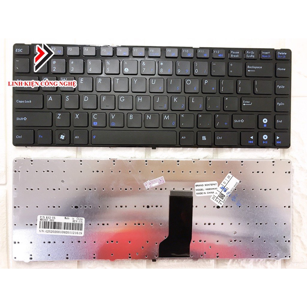 Phím Laptop Asus K42 K43 K43E K43S A42 K42F X44H X45C X42 X43 X43S X44 NHẬP KHẨU