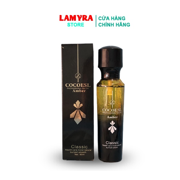 Tinh Dầu Dưỡng Tóc COCOESL Amber 60ml - Phục Hồi Tóc Hư Tổn Và Chẻ Ngọn Lamyra
