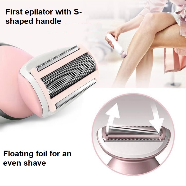 Máy làm sạch lông khô và ướt dùng cho nữ Philips BRL130/00 và BRL140/80 Lady Shaver Wet &amp; Dry