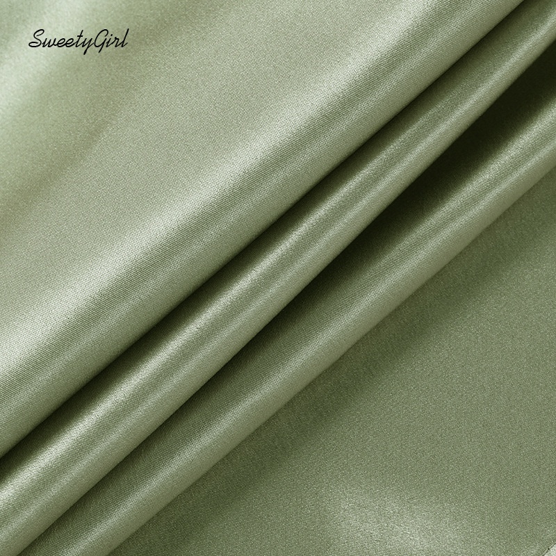 Đầm Ôm Không Tay Cổ Chữ V Xẻ Sâu Màu Sắc Trơn Thời Trang Dành Cho Nữ 2022