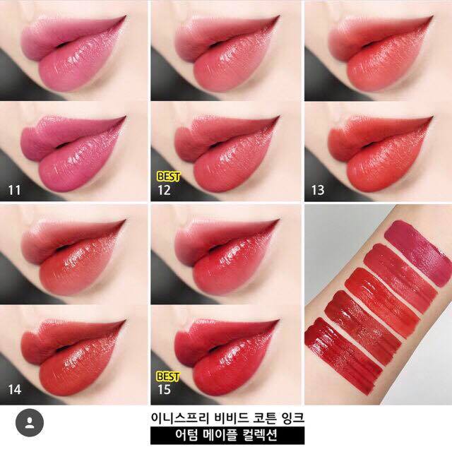 Son kem lì Innisfree Vivid Cotton Ink l | BigBuy360 - bigbuy360.vn