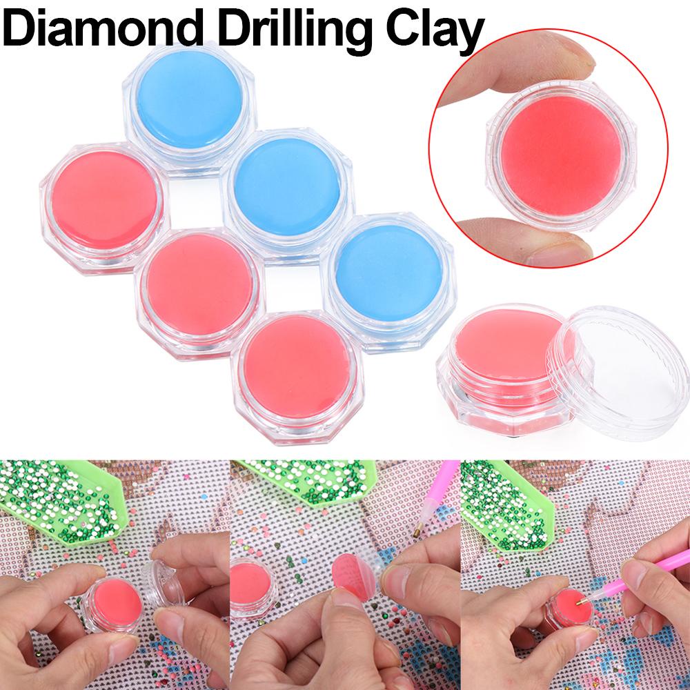 LEISURE Hộp Đựng Hạt Kim Cương Hình Bát Giác Tiện Dụng