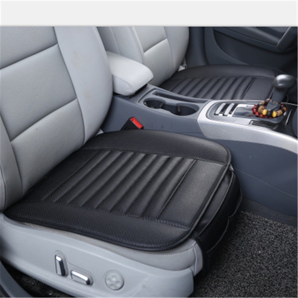 Đệm Lót Ghế Ngồi Xe Hơi Bằng Da Pu Chống Trượt Thoáng Khí Nhiều Màu