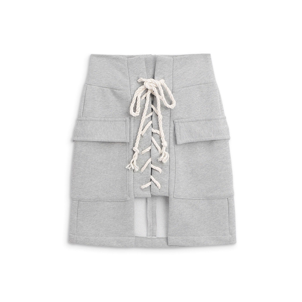 Chân Váy Nữ Thắt Dây Mini A-Line Skirt , Chất Nỉ Chân Cua Dày Dặn ,WV000007, SOMEHOW