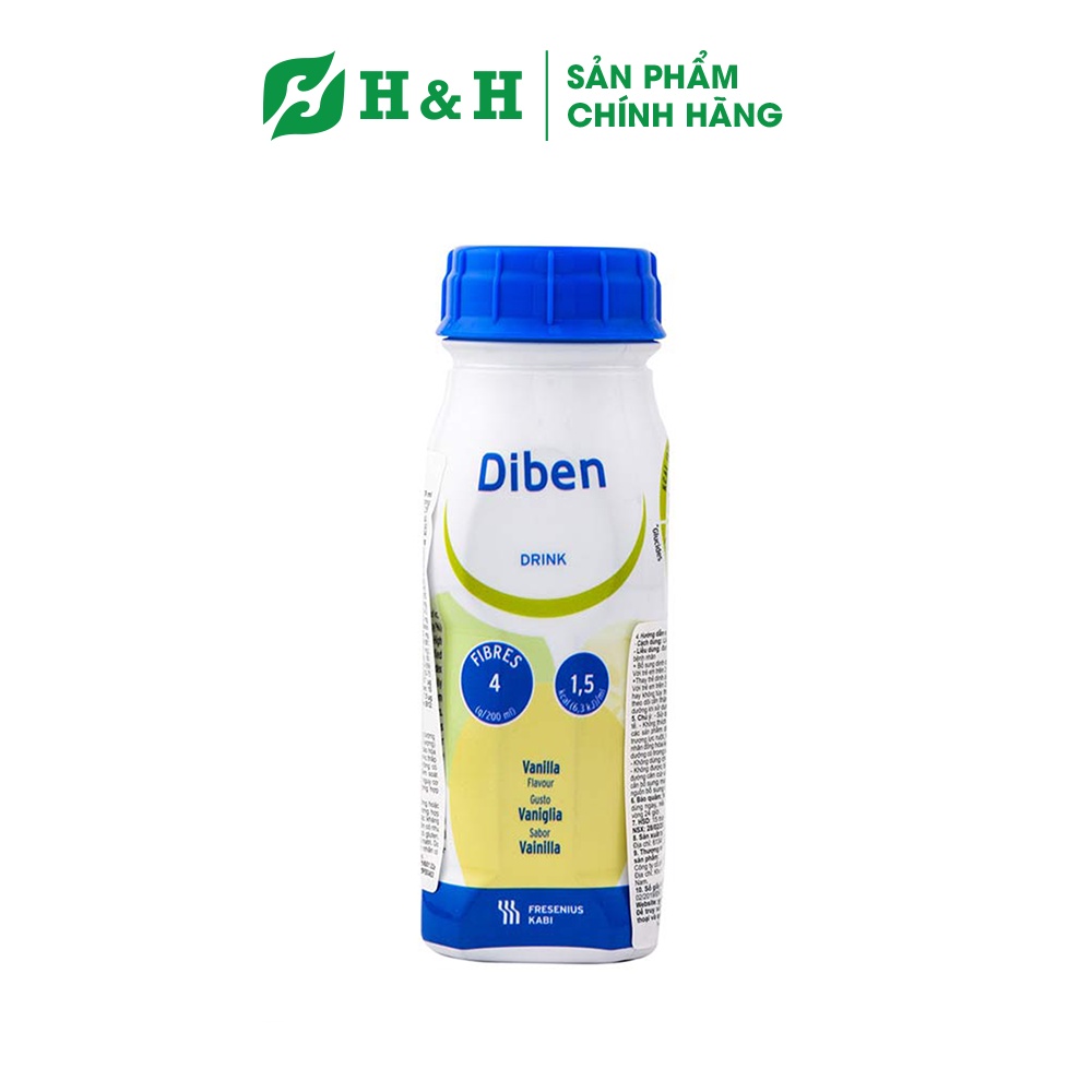 Sữa DIBEN DRINK cho người tiểu đường, suy dinh dưỡng