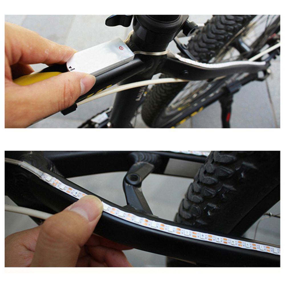 Đèn LED 70 Bóng Cảnh Báo An Toàn Di Động Gắn Đuôi Xe Đạp