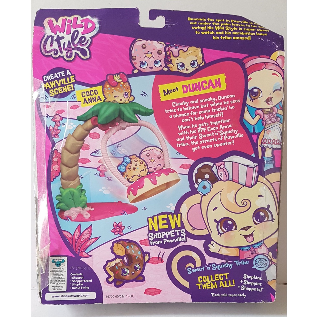 Đồ chơi mô hình Shopkins WildStyle - Season 9, Duncan