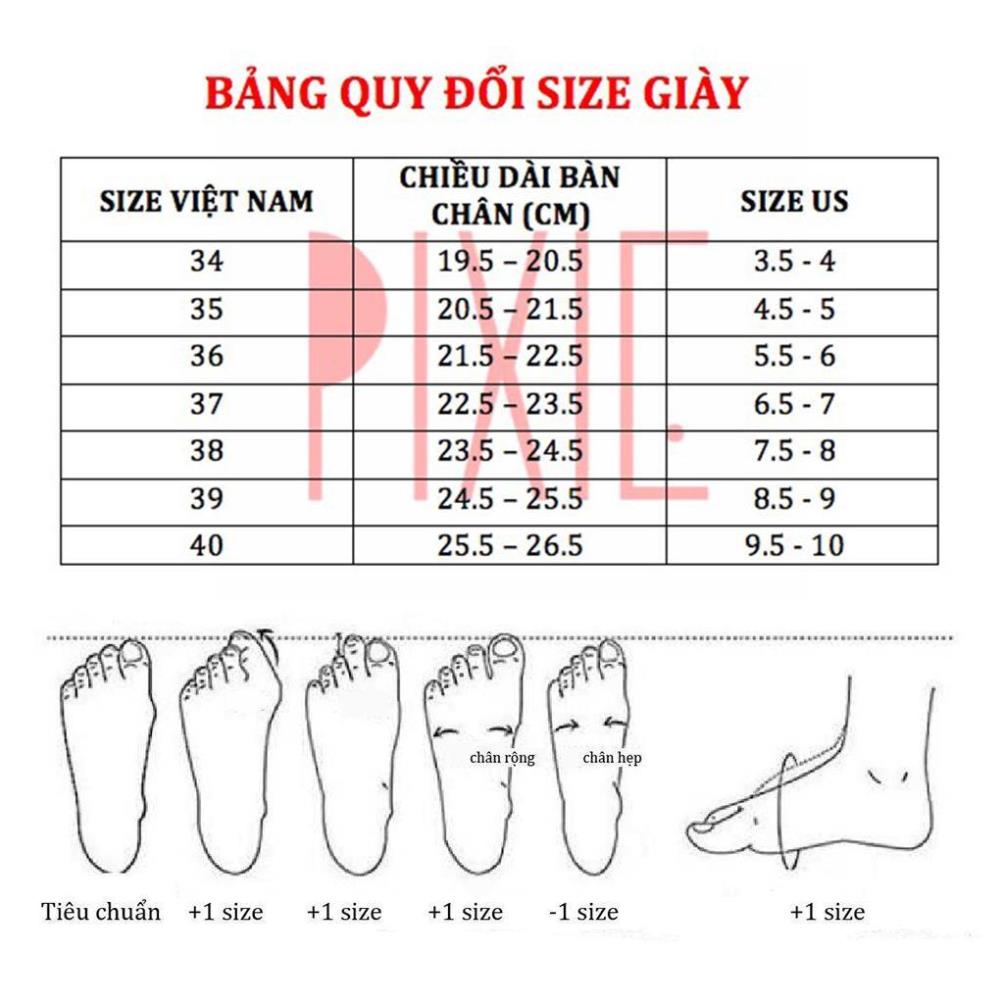 Giày Cao Gót 5cm Bít Mũi Quai Hậu Màu Nâu Pixie P125 -*ba