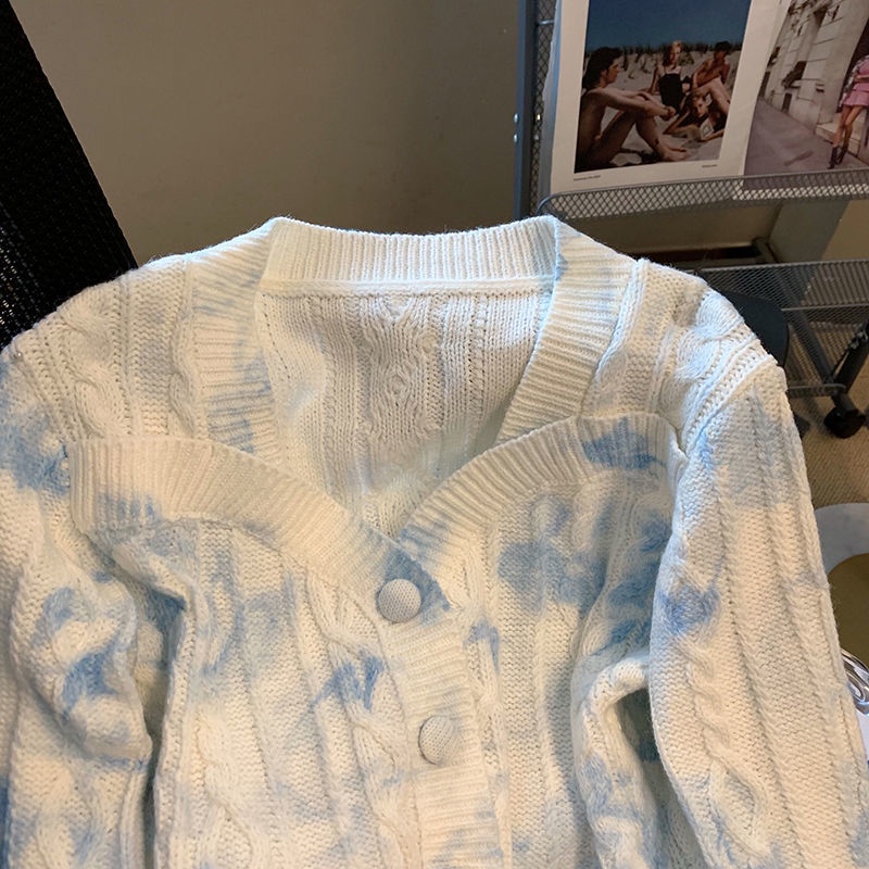 Áo Khoác Cardigan Dệt Kim Dài Tay Thời Trang Cho Nữ  tao bao