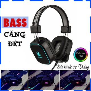 Tai nghe Gaming E-DRA EH401 - Đèn led RGB cực sáng - Bass cực căng - Dùng được cho điện thoại - Bảo hành 12 tháng