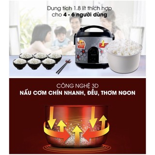 Nồi cơm điện Sharp 1.8 lít KS-NR191STV