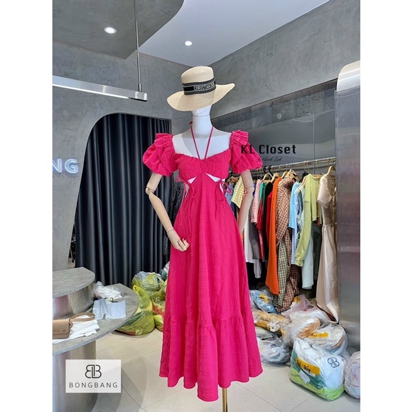 VÁY ĐOM ĐÓM CUT EO TAY CÁNH TIÊN MÀU HỒNG SEN SIÊU ĐẸP/ĐI BIỂN QUÁ HỢP