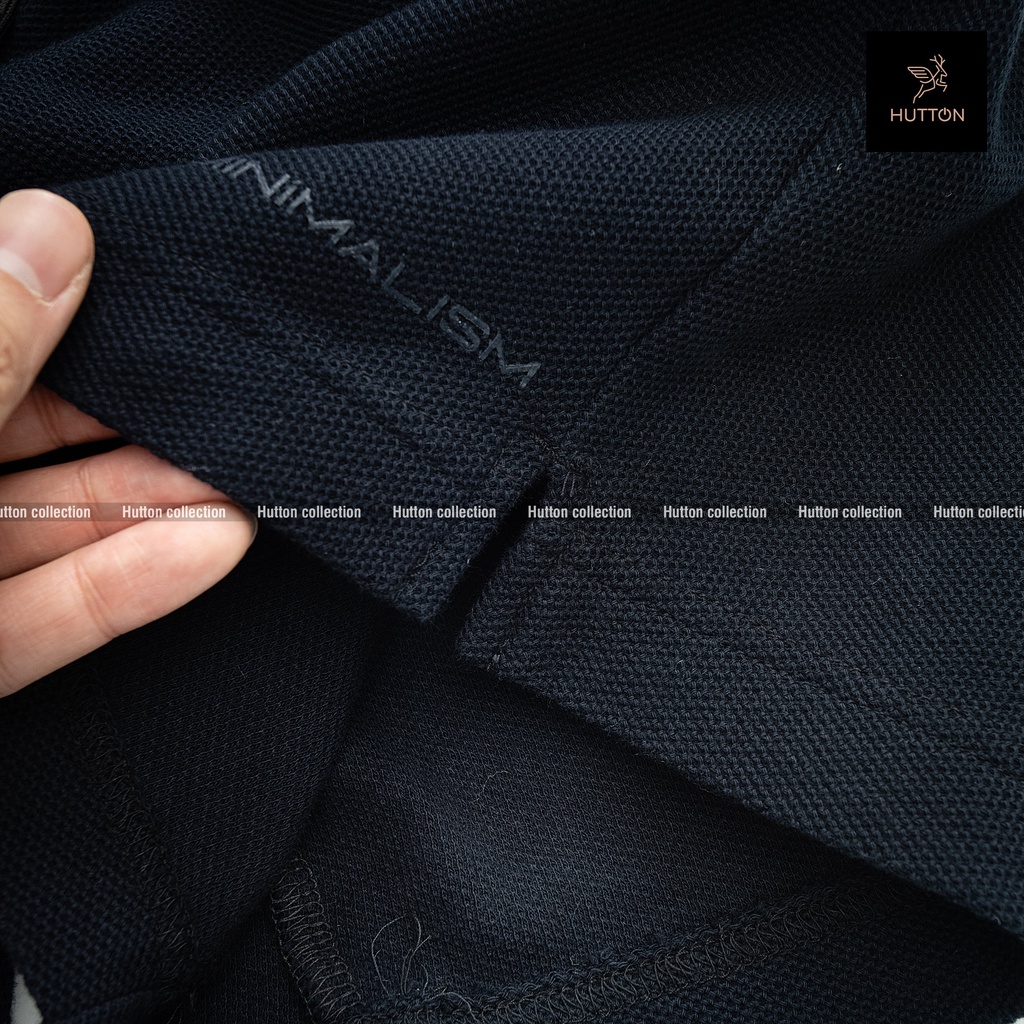 Quần Short PIQUE Than Đen, COTTON Co Dãn