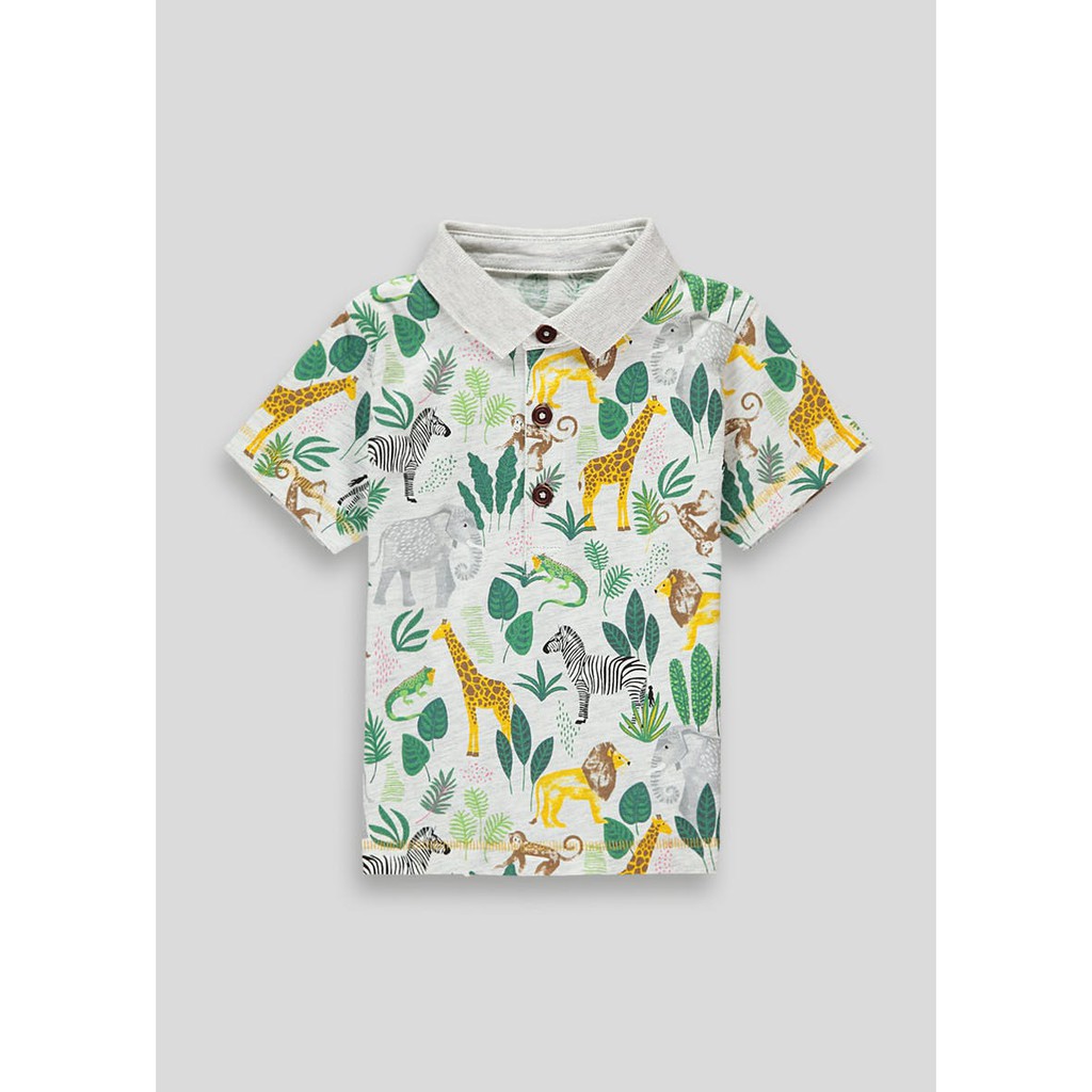 Áo polo hình vườn thú Matalan UK