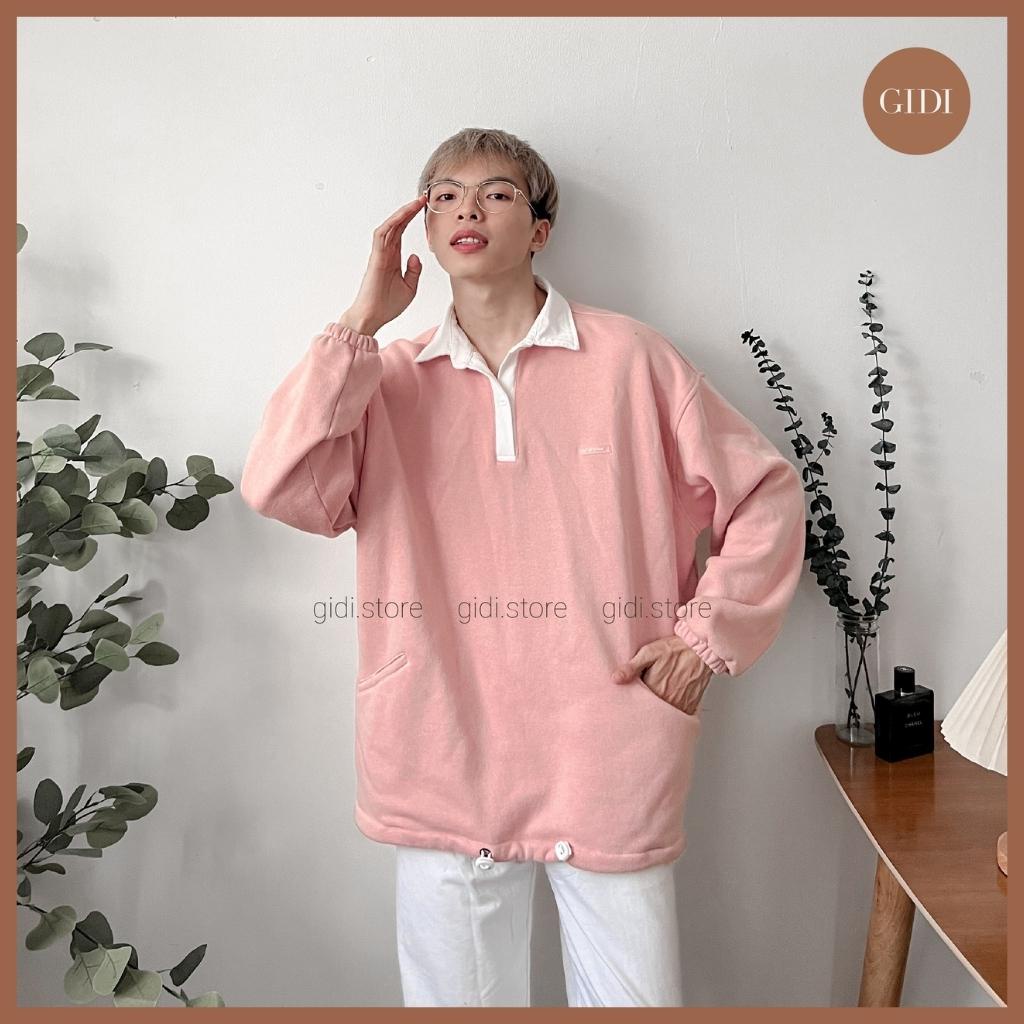 Áo Sweater POLO TAG Nam Nữ Unisex Form Rộng Vải Nỉ Bông dày dặn Phong Cách Ulzzang