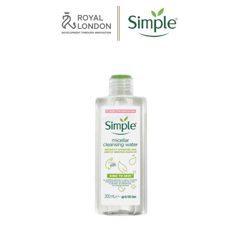 NƯỚC TẨY TRANG SIMPLE 200ml