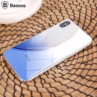 Dán lưng kính màu iPhone X Baseus  siêu hót