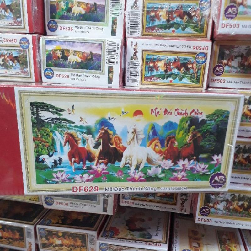 Tranh đính đá mã đáo thành công df629 (130×60)
