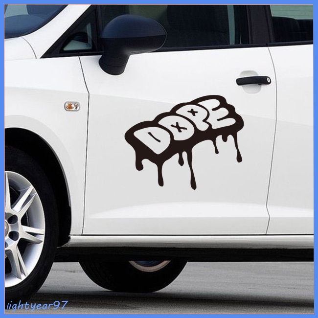 Miếng Dán Trang Trí Xe Hơi Họa Tiết Vui Nhộn Dễ Thương Chống Thấm Nước