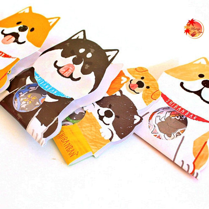 30 Miếng Sticker Chó Shiba Inu & Husky Siêu Dễ Thương