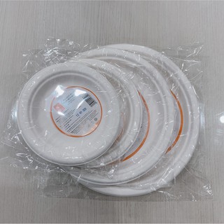 Đĩa tròn bã mía 9 inch ~23cm (10 cái và 50 cái/xấp)