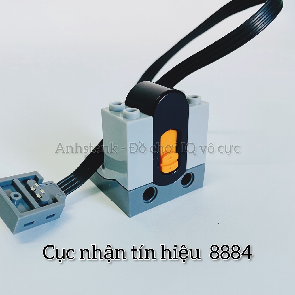 Bộ thu tín hiệu 8884 tương thích Lego 9686 và lego technic sử dụng tia hồng ngoại phạm vi 4M, bảo hành 1:1 1 tháng