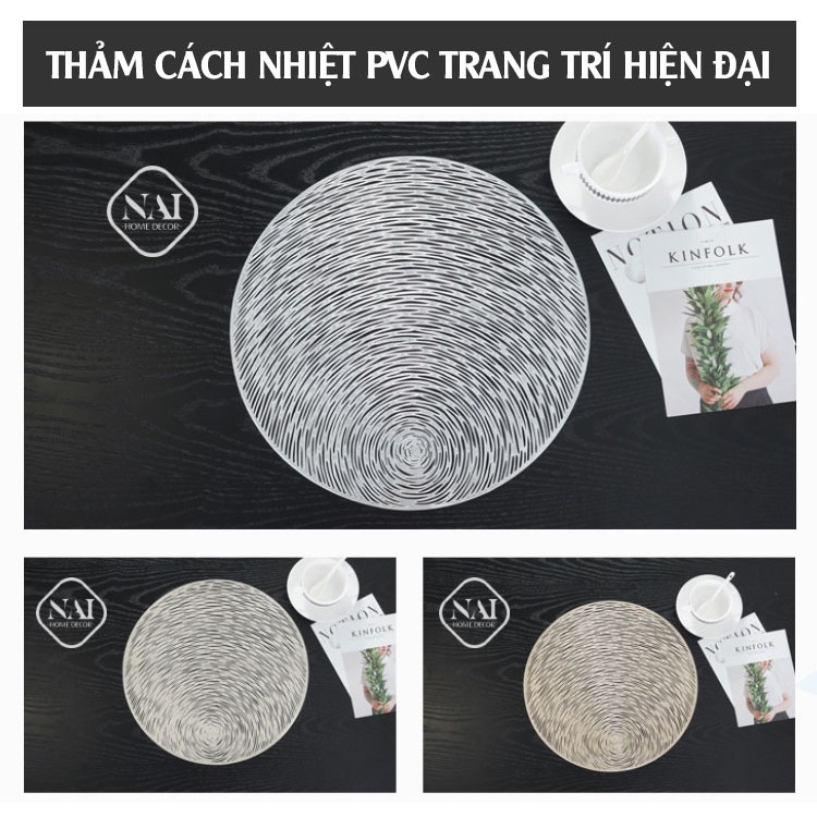 Thảm Cách Nhiệt PVC trang trí hiện đại - Kiểu dáng gợn sóng