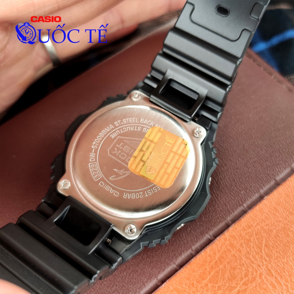 Đồng hồ nam Casio DW-5700BBMA 💖𝐅𝐑𝐄𝐄𝐒𝐇𝐈𝐏💖 Đồng hồ G-Shock Nam DW-5700BBMA-1DR Chính hãng đen huyền bí tráng bạc