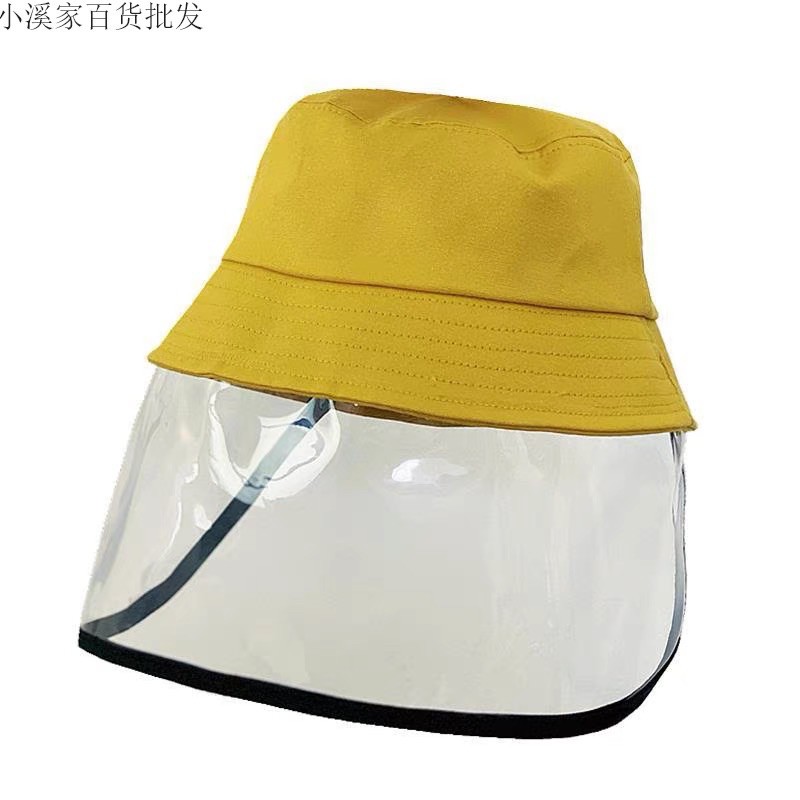 Mũ/Nón Vải Cho Trẻ Em Có Vành Nhựa Trong Suốt Chống Bắn Bọt Vi Khuẩn Khói Bụi Siêu Dễ Thương Sành Điệu