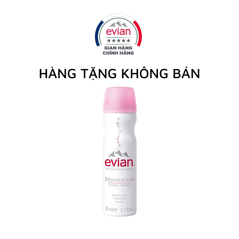 Xịt khoáng cấp ẩm và làm dịu da Evian 50ml