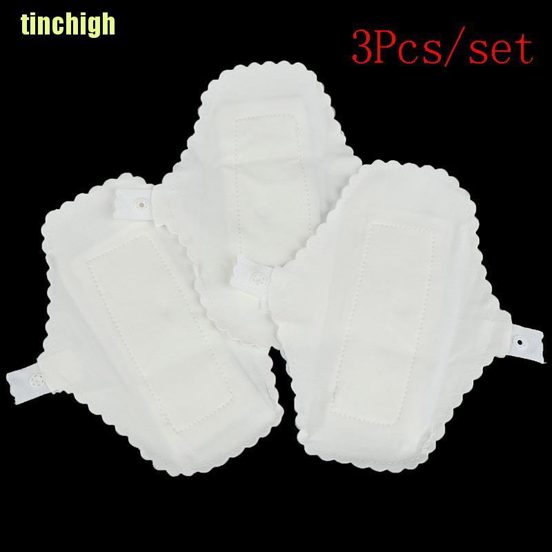 (Hàng Mới Về) Bộ 3 Băng Vệ Sinh Vải Cotton Có Thể Tái Sử Dụng