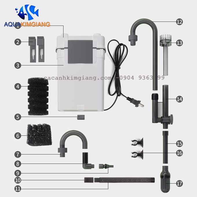 Lọc treo Sunsun Xiaoli XBL 500 MỚI