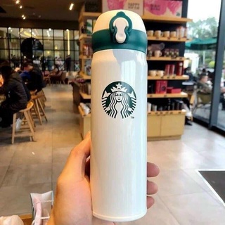 Combo bình giữ nhiệt và cốc sứ Starbucks