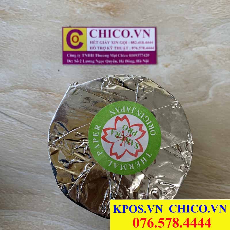 Combo 10 Cuộn giấy in Ocha, in nhiệt, in bill K80x80 giá rẻ Chico.vn