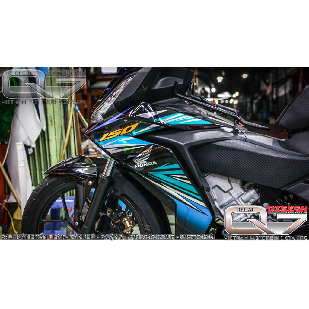 Tem Rời WINNER V1 XANH ĐEN