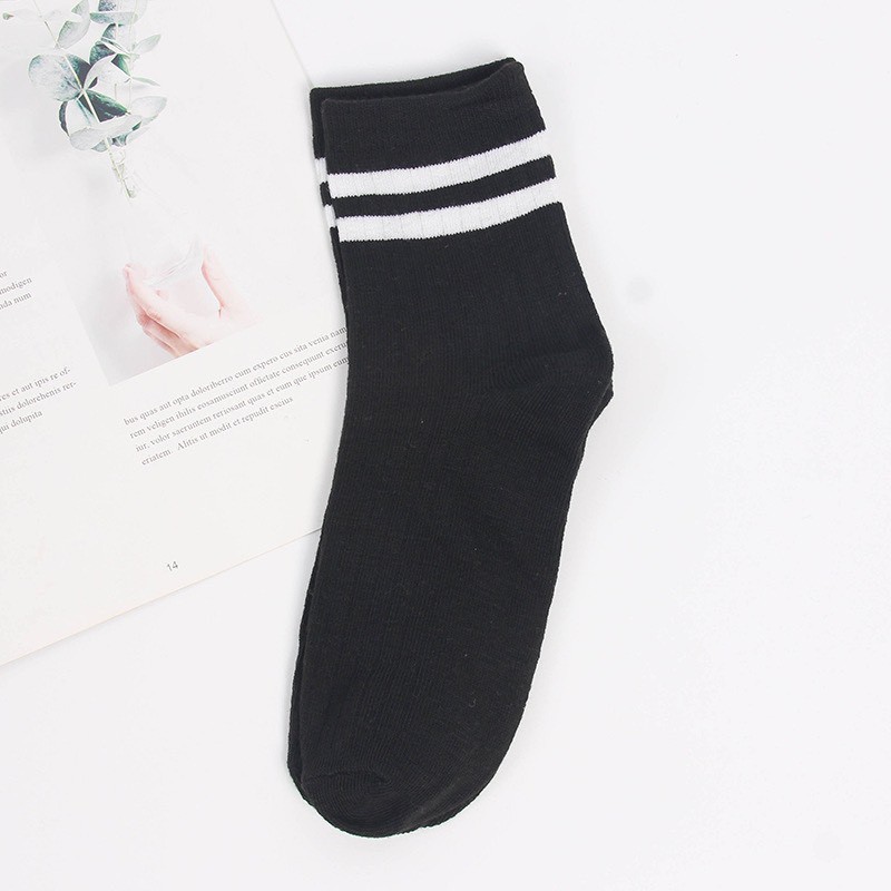Tất cao cổ Minezo hàn quốc kẻ sọc mẫu mới siêu hot TK02