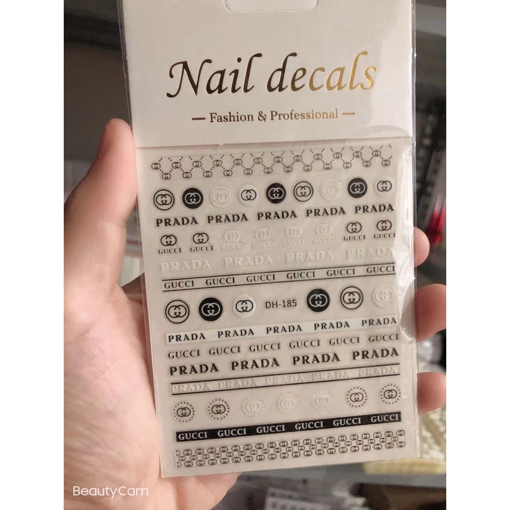 sticker trang trí nail