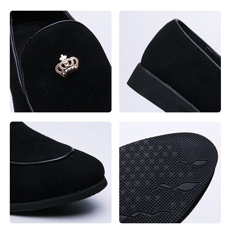 Fashionable suede shoes for men