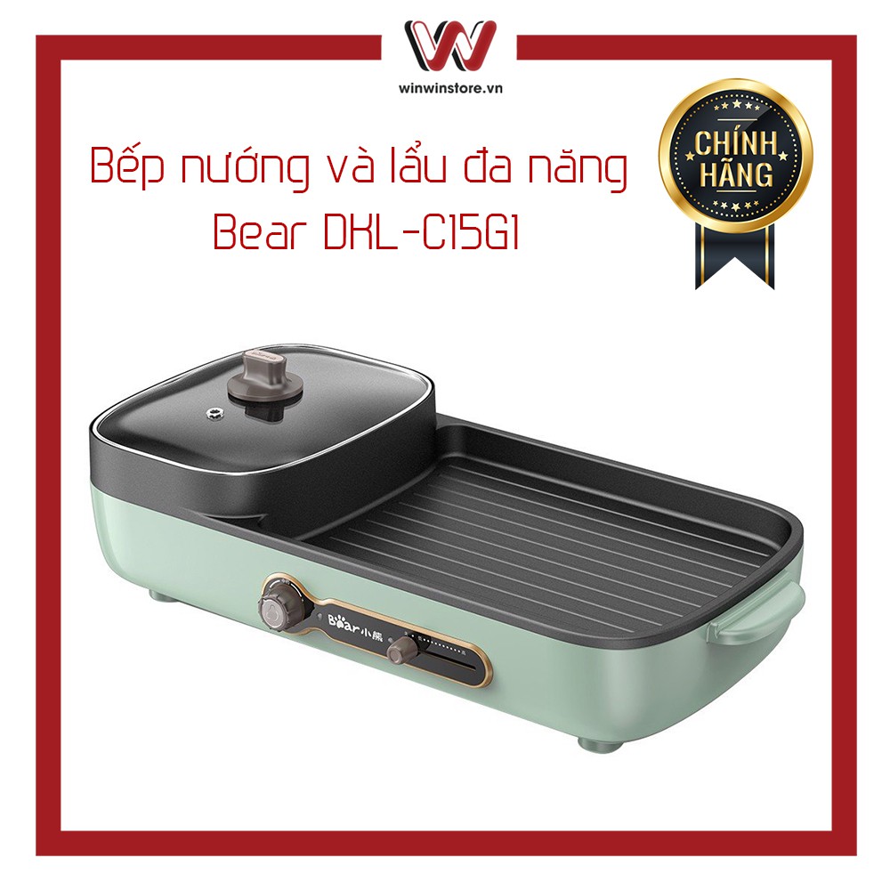 Bếp nướng và lẩu đa năng Bear DKL-C15G1