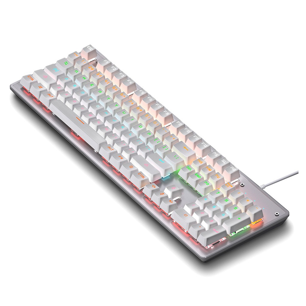 Bàn phím cơ máy tính chuyên game K880 PRO Blue Switch 104 phím 10 chế độ LED RGB có dây | BigBuy360 - bigbuy360.vn