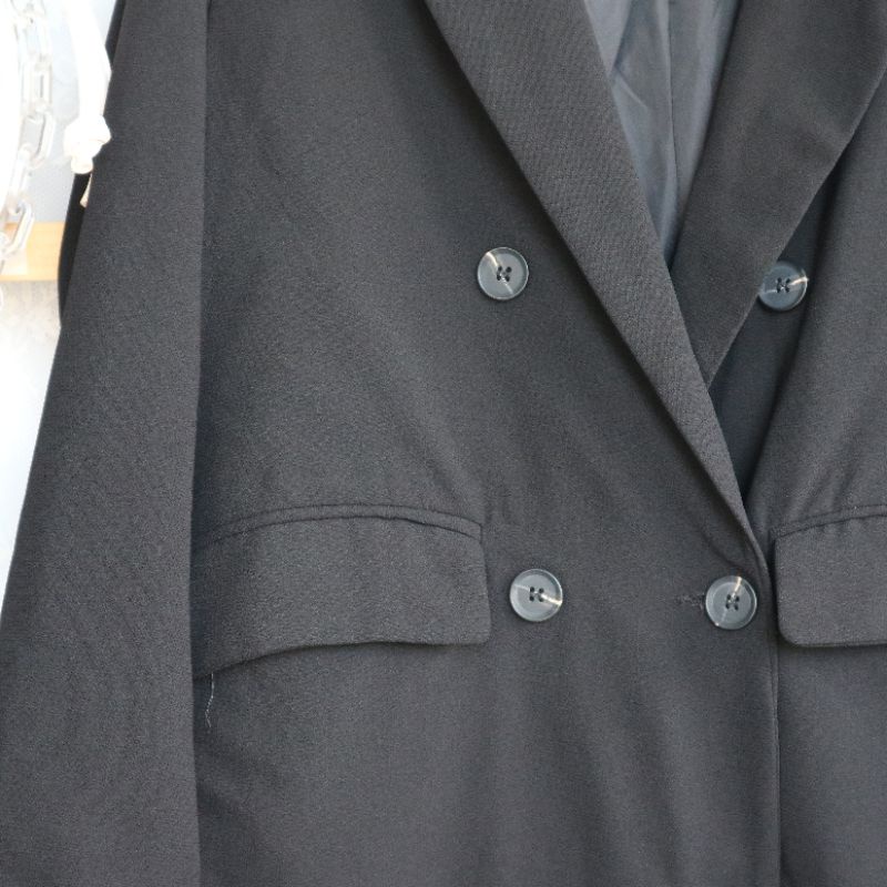 BLAZER ĐEN DÁNG DÀI