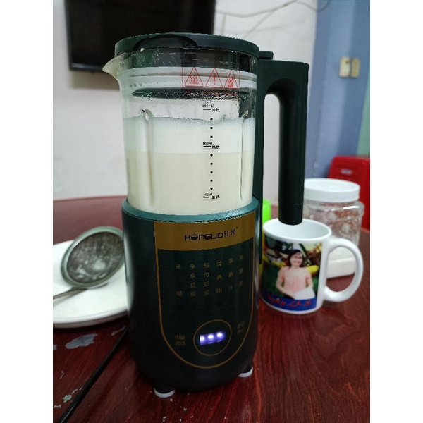 Máy làm sữa hạt đa chức năng, nấu cháo dinh dưỡng, cháo ngũ cốc, nấu nước nóng, xay sinh tố,...600ml