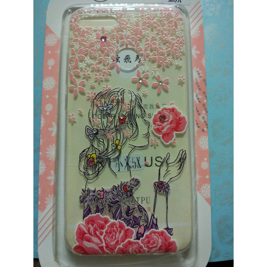 Xiaomi mi5x/ miA1 | Ốp lưng xiaomi mi5x/A1 silicon in3d ĐÍnh đá thời trang